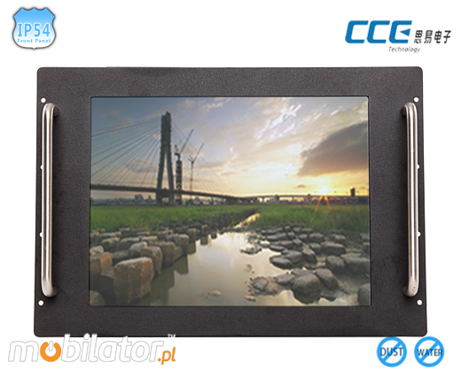 Industial RACK MOUNT Touch PC CCETouch CT12-PCPrzemysowy Komputer Panelowy RACK MOUNT - CCETouch CT12-PC Norma odpornoci IP54 Przemysowy komputer panelowy Ekran rezystancyjny 5 wire resistive wywietlacz 12.1 cali mobilator.pl New Portable Devices Windows RS-232 COM RACK MOUNT 