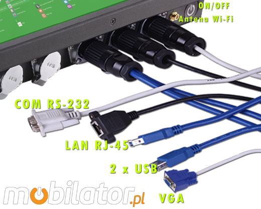 Industial Touch PC CCETouch CT15-PC Komputer panelowy Panel PC Norma odpornoci IP65 Przemysowy komputer panelowy Ekran rezystancyjny 5 wire resistive wywietlacz 15 cali mobilator.pl New Portable Devices Windows