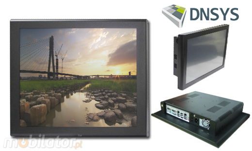 DNSYS Industrial Przemysowy PanelPC D-SYS 17  Komputer panelowy Panel PC  Przemysowy komputer panelowy wywietlacz 17 cali mobilator.pl New Portable Devices Windows RS-232 COM VGA HDMI Intel Core i3