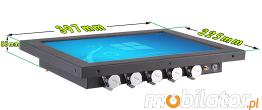 Industial Touch PC CCETouch CT17-PC Komputer panelowy Panel PC Norma odpornoci IP65 Przemysowy komputer panelowy Ekran rezystancyjny 5 wire resistive wywietlacz 17 cali mobilator.pl New Portable Devices Windows