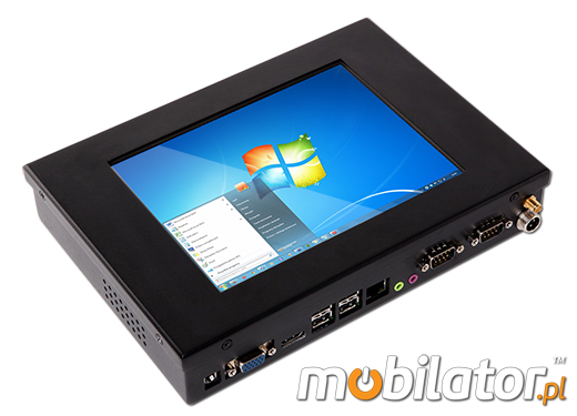 Industial Touch PC CCETouch CT08-PC Komputer panelowy Panel PC Norma odpornoci IP54 Przemysowy komputer panelowy Ekran rezystancyjny 5 wire resistive wywietlacz 8 cali mobilator.pl New Portable Devices Windows RS-232 COM 