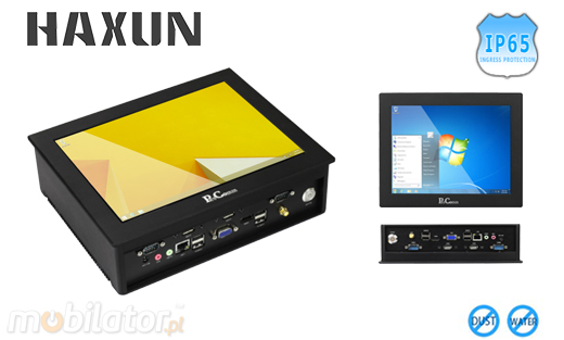 HAXUN Industrial Panel-PC Ha-IPC800-N2800 Komputer przemysowy Panel PC Ha-IPC 800-N2800 Norma odpornoci IP65 Przemysowy komputer panelowy Ekran rezystancyjny 5 wire resistive wywietlacz 8 cali mobilator.pl New Portable Devices Windows