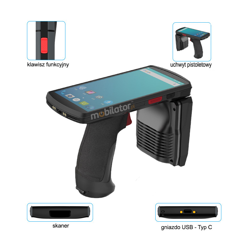 nowoczesny kolektor danych z norma odpornosci ip66 oraz technologia nfc i skanerem 1d 2d jako opcja