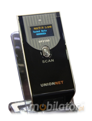 UnionNET  SP-2100 1D Bluetooth  SP2100 Skaner 1D Bezprzewodowy Bluetooth 2.1 Porczny   Kompatybilny Windows Android IOS mobilator.pl New Portable Devices Mobilne Skanery kodw kreskowych MINI wywietlacz