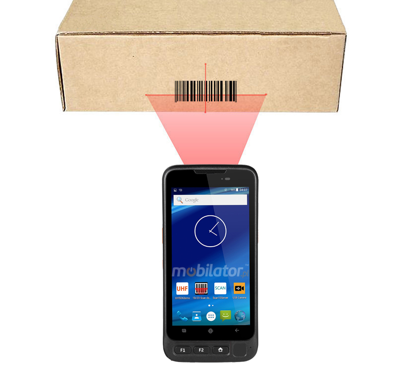 MobiPad V77 v.6 - Pancerny terminal danych z norm odpornoci PI67, rozszerzon bateri, technologi NFC oraz czynikiem 2D