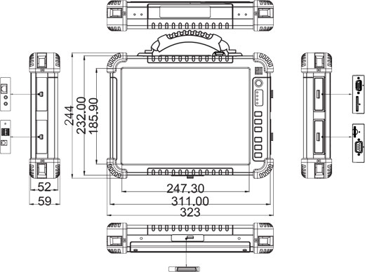 winmate r12i mil-810f mil-std 461e rugged wojskowy przemysowy industrial army militar pc full ruggadized mobilator.pl