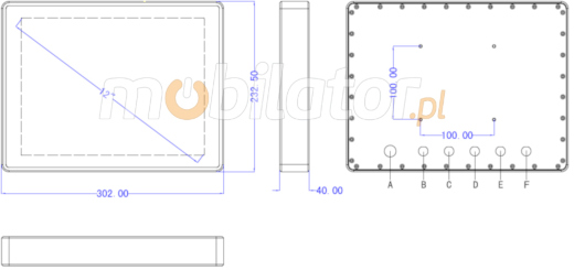 przemysowy panel operatorski panel PC komputer odporny wodoodporny pyoodporny wstrzsoodporny wzmocniony IP67