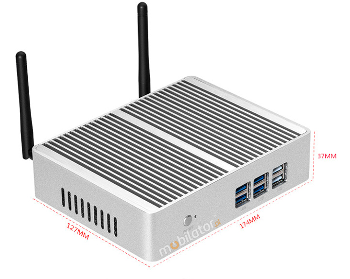 May komputer przemysowy bezwentylatorowy - chodzony pasywnie - z procesorem i3-6100U - MiniPC yBOX - 32X - i3 6100U intel core mobilator pl nowy szybki