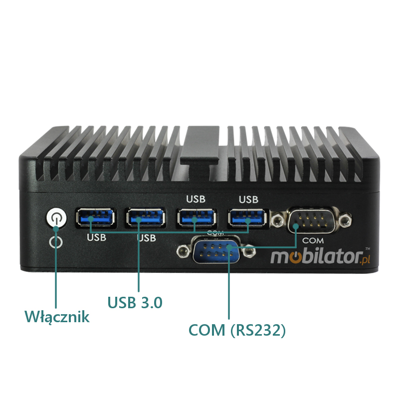 MiniPC yBOX-X30 Mini Komputer Złącza USB 3.0 COM mobilator pl