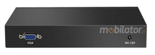 Wzmocniony Bezwentylatorowy Komputer Przemysowy z 4-ema kartami sieciowymi LAN - MiniPC yBOX-X33 - J1900 tylni panel vga intel mobilator wzmocniony szybki 4x lan rj45