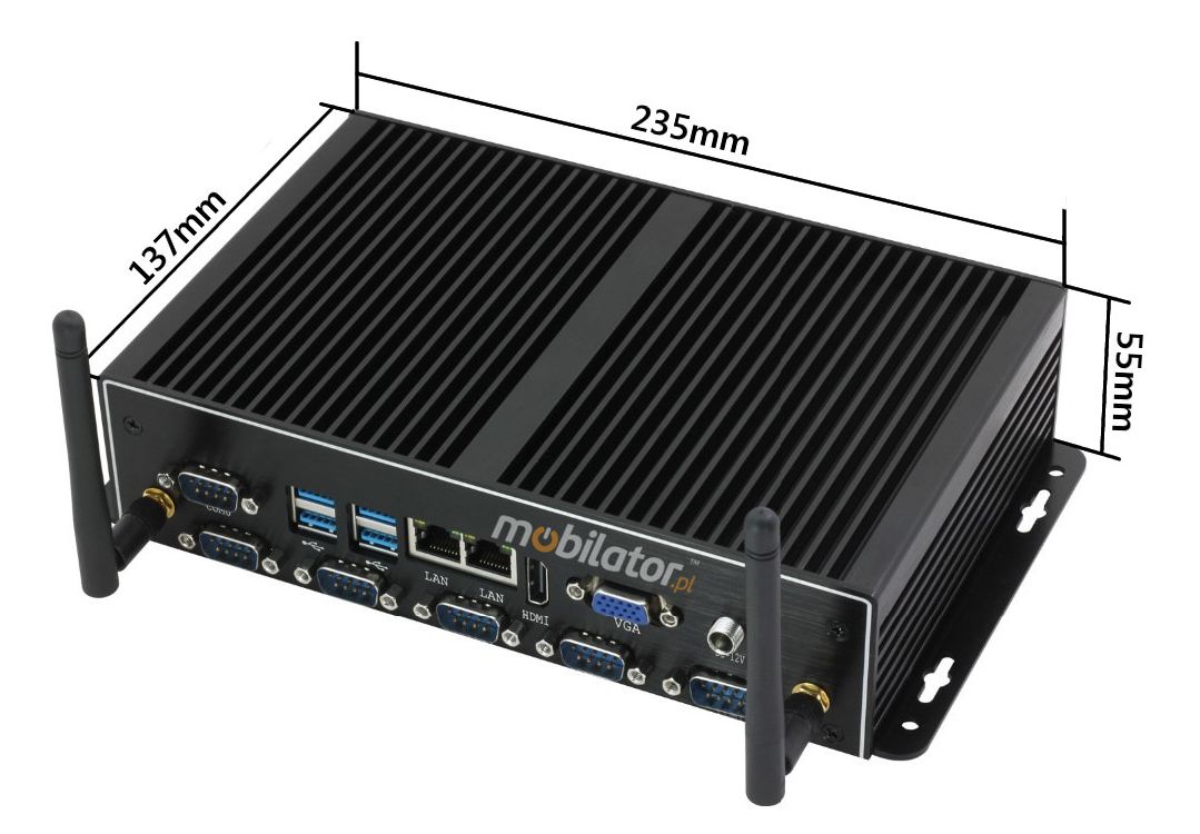 MiniPC yBOX-X26A Szybki May Komputer o niewielkich wymiarach 136mm x 126mm x 39mm  mobilator pl