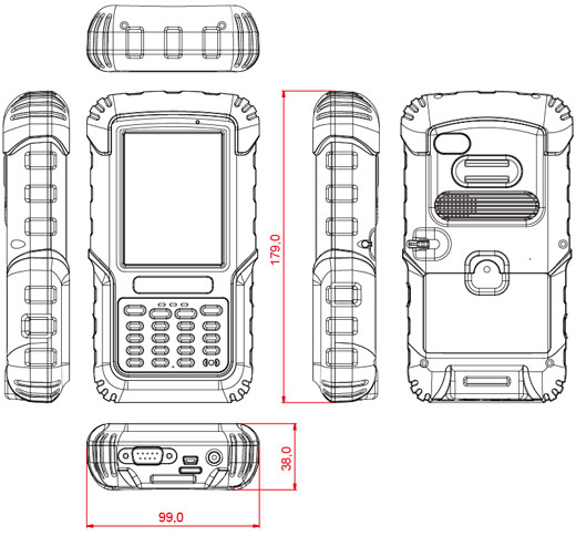 wymiary winmate s430t kolektory danych