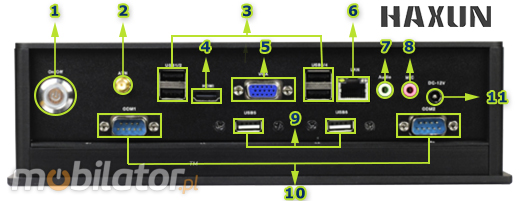 HAXUN Industrial Panel-PC Ha-IPC800-N2800 Komputer przemysowy Panel PC Ha-IPC 800-N2800 Norma odpornoci IP65 Przemysowy komputer panelowy Ekran rezystancyjny 5 wire resistive wywietlacz 8 cali mobilator.pl New Portable Devices Windows