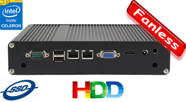 Przemysowy Fanless MiniPC IBOX-ZPC-H6-X4 High