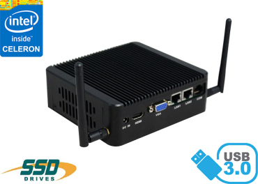 Przemysowy Komputer Fanless MiniPC  Nuc BAREBONE IBOX-Nano- J1800 N2B