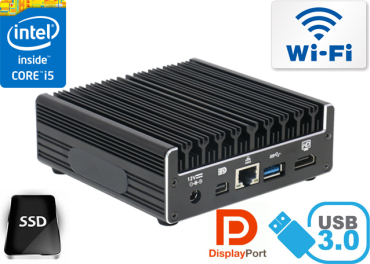 Przemysowy Komputer Fanless MiniPC IBOX-Core I5-5250U-NUC1 v.2