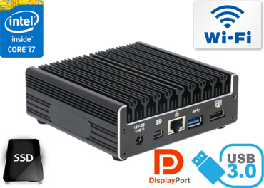Przemysowy Komputer Fanless MiniPC IBOX-Core I7-5550U-NUC1 v.2