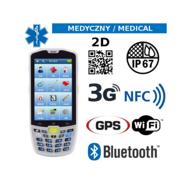 Medyczny przemysowy kolektor danych MobiPad MPS8W 2D v.2