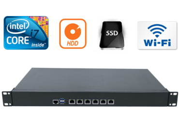 Przemysowy Komputer Fanless MiniPC IBOX-NS-1U8L i7 v.6