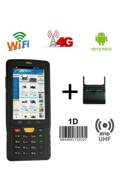 Przemysowy kolektor Senter ST908W-1D(Laser Zebra) + RFID UHF + Drukarka