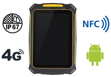 Bezwentylatorowy  wzmocniony tablet na magazyn Wstrzsoodporny Terminal mobilny MobiPad P110