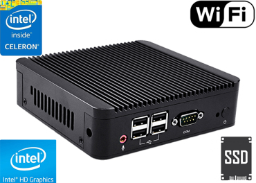 Przemysowy Fanless MiniPC mBOX Nuc Q107N-01 v.3
