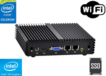 Przemysowy Fanless MiniPC mBOX Nuc Q107S-01 v.3