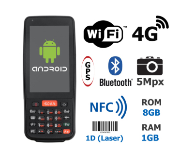 Odporny na uszkodzenia mechaniczne skaner magazynowy