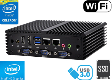Komputer Przemysowy Fanless MiniPC mBOX Nuc Q410P v.3