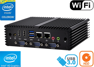 Komputer Przemysowy Fanless MiniPC mBOX Nuc Q410P v.5