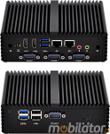 Komputer Przemysowy Fanless MiniPC mBOX Nuc Q450P v.Barebone - zdjcie 3