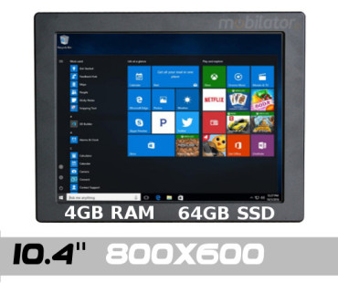 Wytrzymay wzmocniony Przemysowy PanelPC QBOX 10 v.1.1