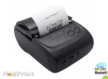 Mobilna mini drukarka MobiPrint MXC 8045 Android - IOS - Bluetooth USB RS232