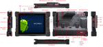 Odporny Tablet Przemysowy z skanerem kodw 1D/2D, MSR, Smart Card Reader i UHF RFID - i-Mobile Android IMT-8+ v.15 - zdjcie 6