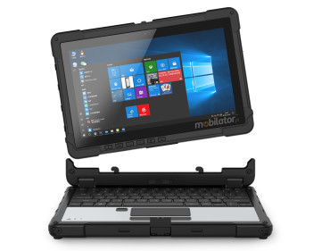 Wzmocniony wodoodporny laptop przemysłowy Emdoor X11 High 2D 4G LTE