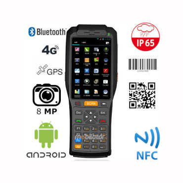 Wzmocniony Terminal Mobilny MobiPad Z3506CK NFC RFID 2D 8Mpx v.5