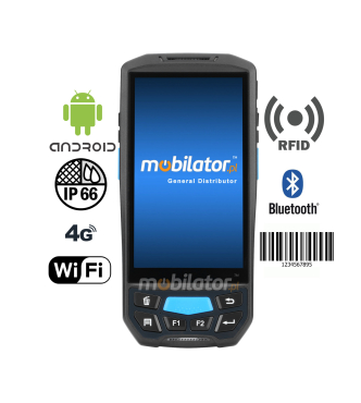 MobiPad U90 v.11 - Wzmocniony Terminal Mobilny ze skanerem kodw kreskowych 1D Honeywell N4313 i czytnikiem RFID LF