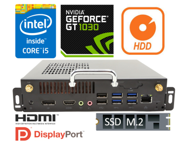 Wzmocniony Komputer Przemysowy z dedykowan kart graficzn Nvidia GT730 i dyskiem M.2 SSD - MiniPC zBOX PSO- 1030 v.6.1