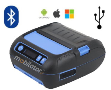 Mobilna wytrzymaa mini drukarka MobiPrint MXC 28P Android IOS Windows - USB + Bluetooth