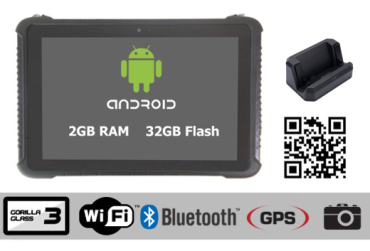 Emdoor EM-T16 v.6 - Wodoodporny Tablet przemysowy ze skanerem kodw 2D oraz dedykowan stacj dokujc