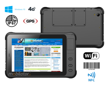 Emdoor EM-I75HH v.5 - Wzmocniony wstrzsoodporny tablet przemysowy z technologi NFC oraz skanerem kodw kreskowych 1D + norma odpornoci IP67 i bardzo jasny wywietlacz dotykowy 1000nits