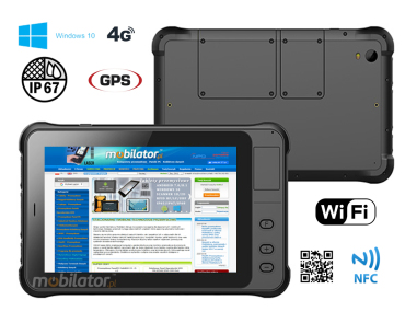 Emdoor EM-I75HH v.6 - Wzmocniony odporny na upadki tablet przemysowy z technologi NFC oraz skanerem kodw kreskowych 2D i ekranem dotykowym czytelnym pod soce 1000nits