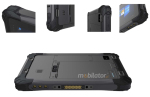 Wojskowy wytrzymay tabletWzmocniony wstrzsoodpornyz technologi 4G LTE oraz norm IP68 MobiPad MP4617  