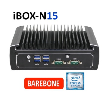 IBOX-N15 (i5-8250U) Barebone - Komputer przemysowy z wydajnym procesorem Intel Core i5