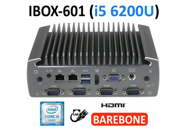 IBOX-601 (i5 6200U) Barebone - Odporny przemysłowy mini komputer