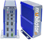 IBOX-700 (3865U) v.5 - Fanless mini PC z wzmocnioną obudową (2x LAN + 4x COM + 4G LTE) - zdjęcie 3