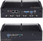 mBox X105 v.1 - Przemys�owy MiniPC - procesor Intel Celeron 3855U - dysk M.2 - USB 3.0, 2x HDMI - zdj�cie 1