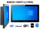 BiBOX-156PC1 (J1900) v.6 - 8GB RAM PanelPC z dotykowym ekranem, WiFi,  z dyskiem HDD (500 GB) oraz Bluetooth (1xLAN, 6xUSB)