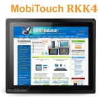 MobiTouch 17RKK4 - 17 cali wytrzymay komputer przemysowy z panelem dotykowym - system Android 7.1, norma IP65 na przedni cz obudowy - zdjcie 2