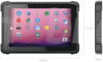 Emdoor Q11 v.1 - Przemysowy 10-calowy tablet z norm IP65 + MIL-STD-810G i 4G, Bluetooth, 4GB RAM, dyskiem 64GB ROM oraz NFC - zdjcie 1